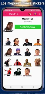 Memes Stickers android App screenshot 3