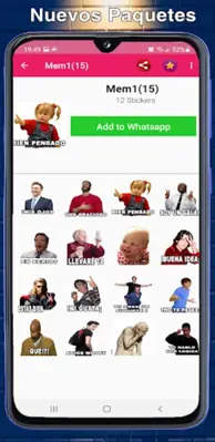 Memes Stickers android App screenshot 5